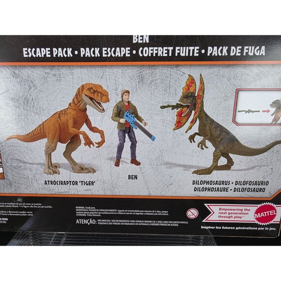 Jurassic World Chaos Theory Ben Escape Pack Dino Action Game Expansion Set - Picture 6 of 9
